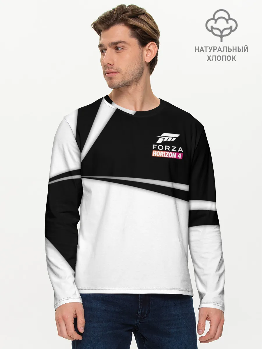 Мужской лонгслив базовый / FORZA HORIZON 4.