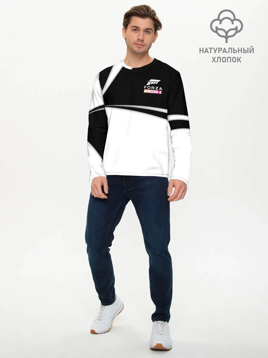 Мужской лонгслив базовый / FORZA HORIZON 4.