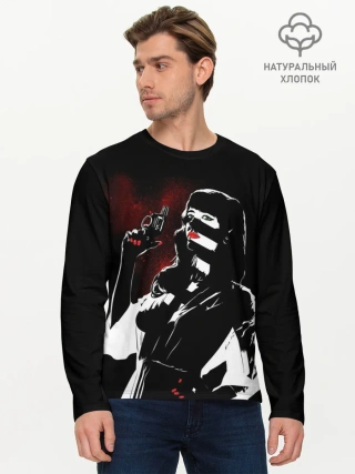 Мужской лонгслив базовый / Sin City - Ava Lord