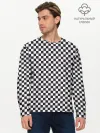 Мужской лонгслив базовый / Checkerboard