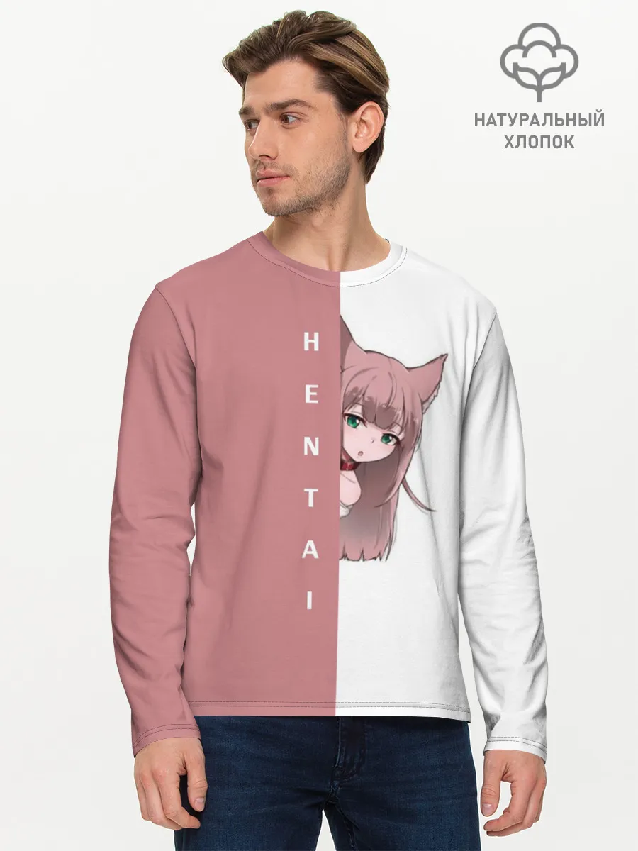 Мужской лонгслив базовый / Японская анимация