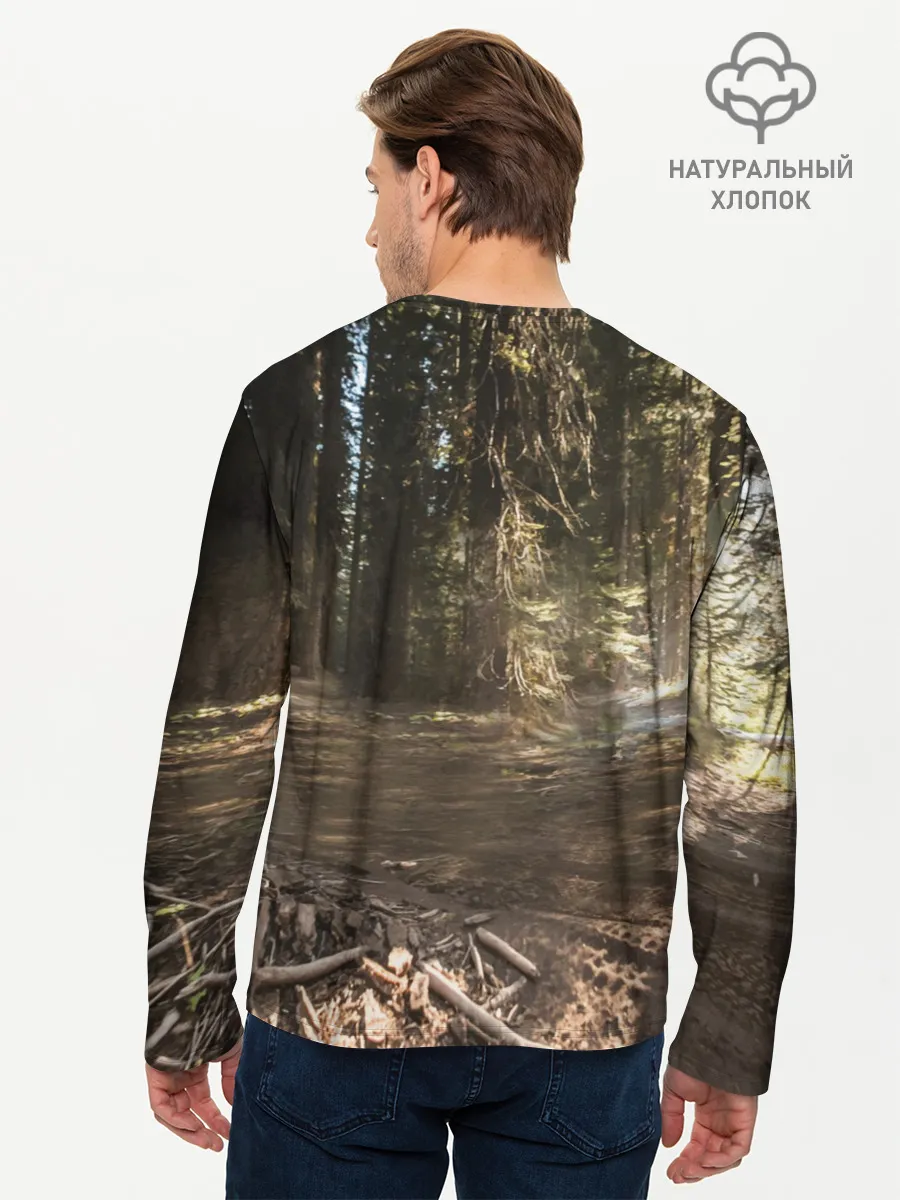 Мужской лонгслив базовый / Jeep