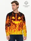 Мужской лонгслив базовый / FIRE PUMPKIN