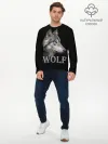Мужской лонгслив базовый / Wolf
