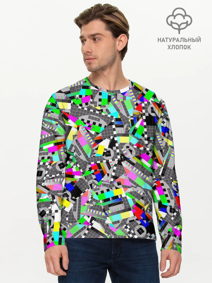 Мужской лонгслив базовый / Экран профилактики