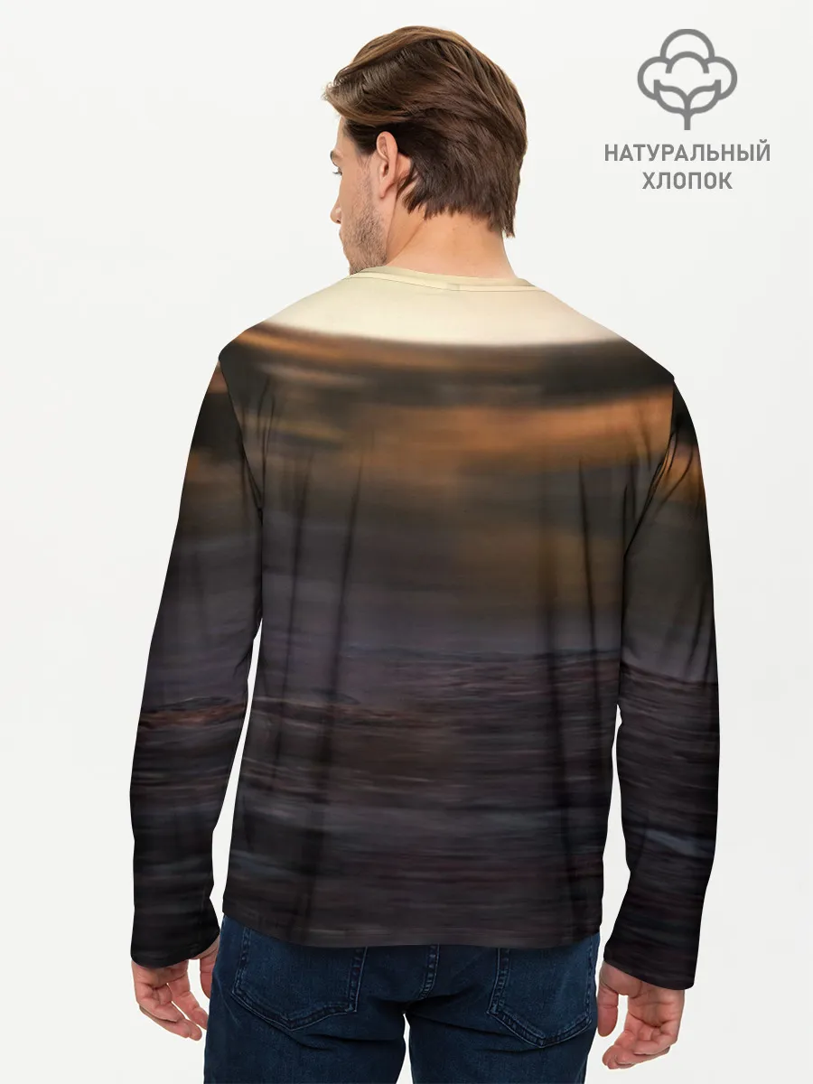 Мужской лонгслив базовый / Солнечный зайчик