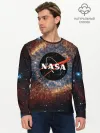 Мужской лонгслив базовый / NASA