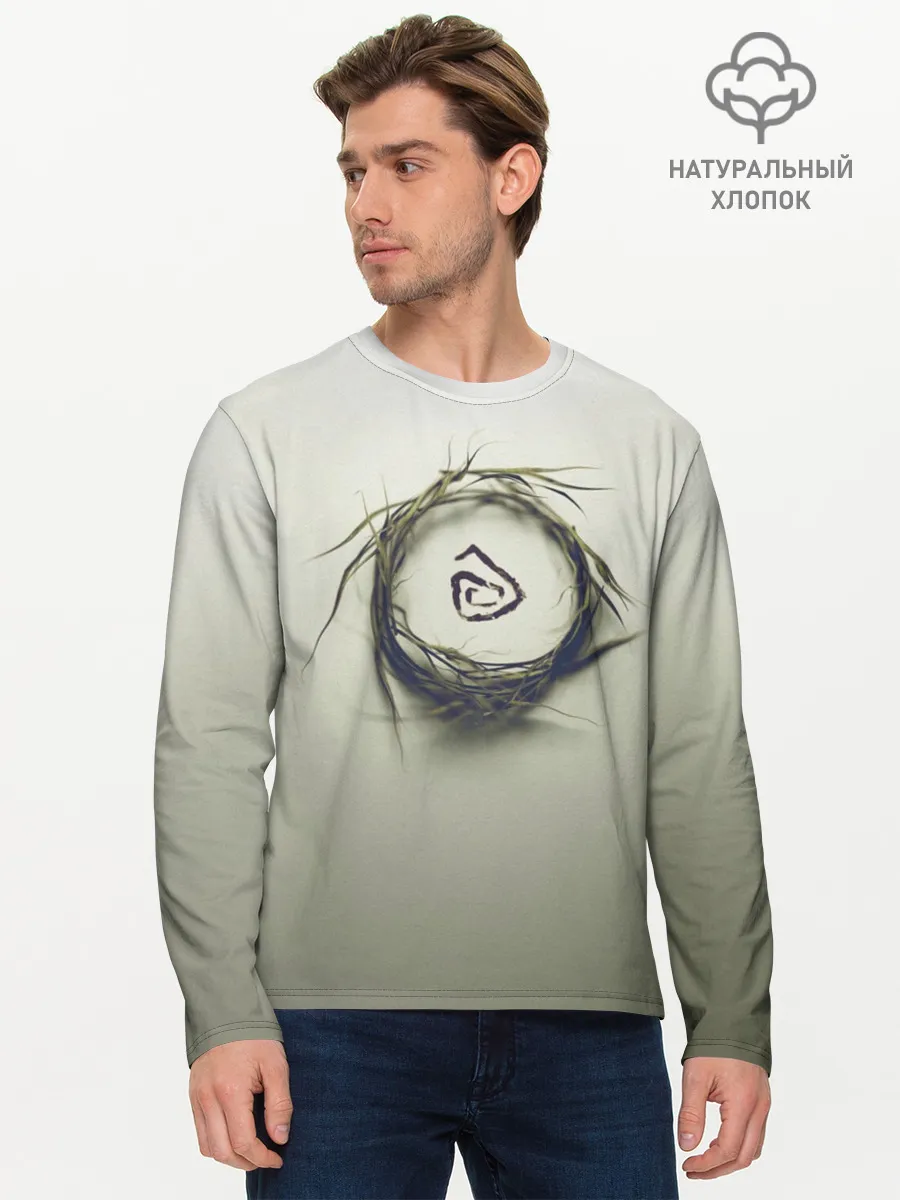 Мужской лонгслив базовый / Настоящий Детектив Символ