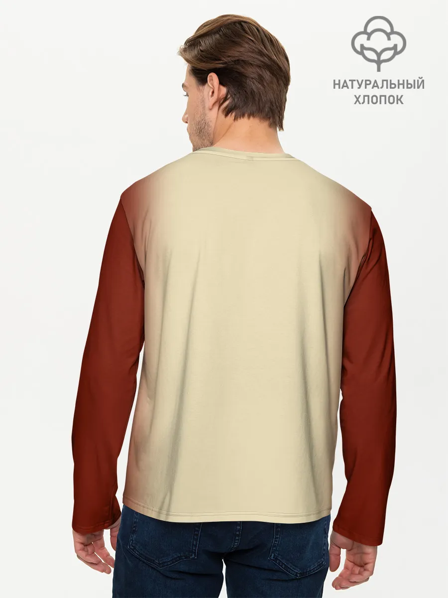 Мужской лонгслив базовый / русь