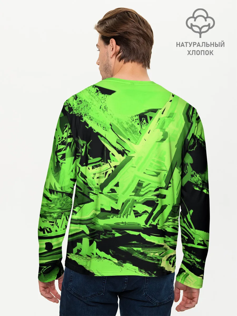 Мужской лонгслив базовый / Cyberpunk 2077