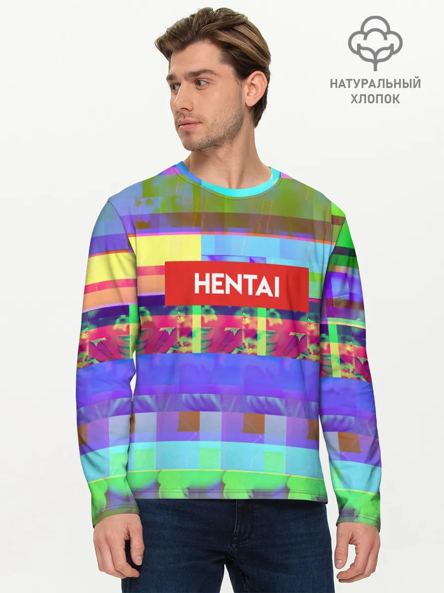 Мужской лонгслив базовый / Японская анимация