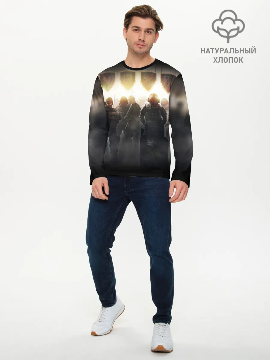 Мужской лонгслив базовый / RAINBOW SIX SIEGE