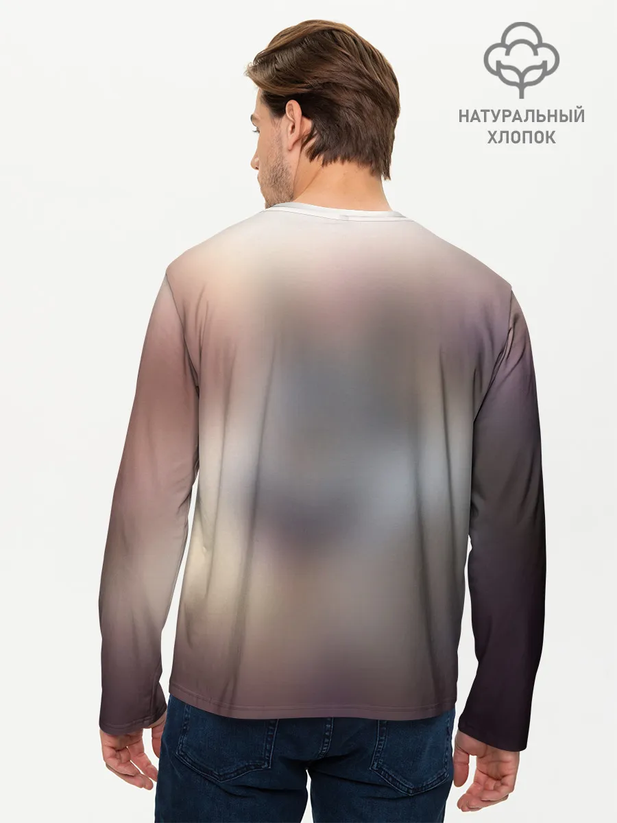 Мужской лонгслив базовый / Волк