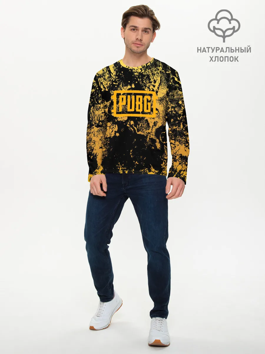 Мужской лонгслив базовый / PUBG