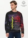 Мужской лонгслив базовый / CYBERPUNK 2077