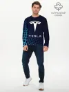 Мужской лонгслив базовый / Tesla Motors