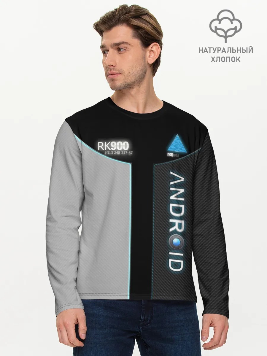 Мужской лонгслив базовый / DETROIT: BECOME HUMAN.