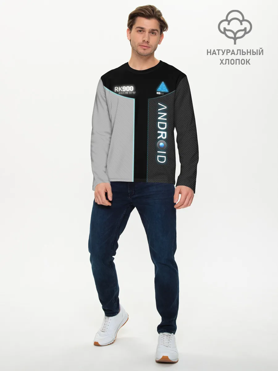 Мужской лонгслив базовый / DETROIT: BECOME HUMAN.