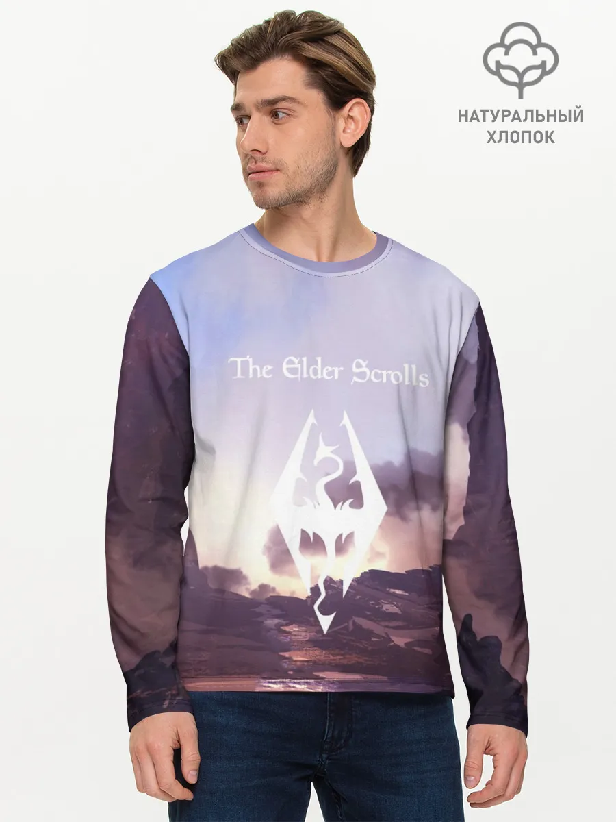 Мужской лонгслив базовый / THE ELDER SCROLLS
