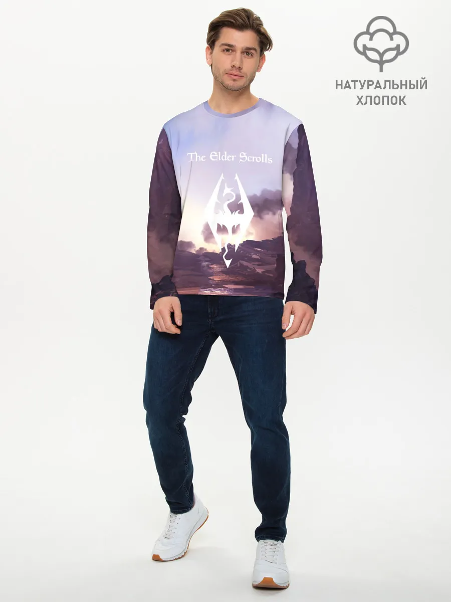 Мужской лонгслив базовый / THE ELDER SCROLLS