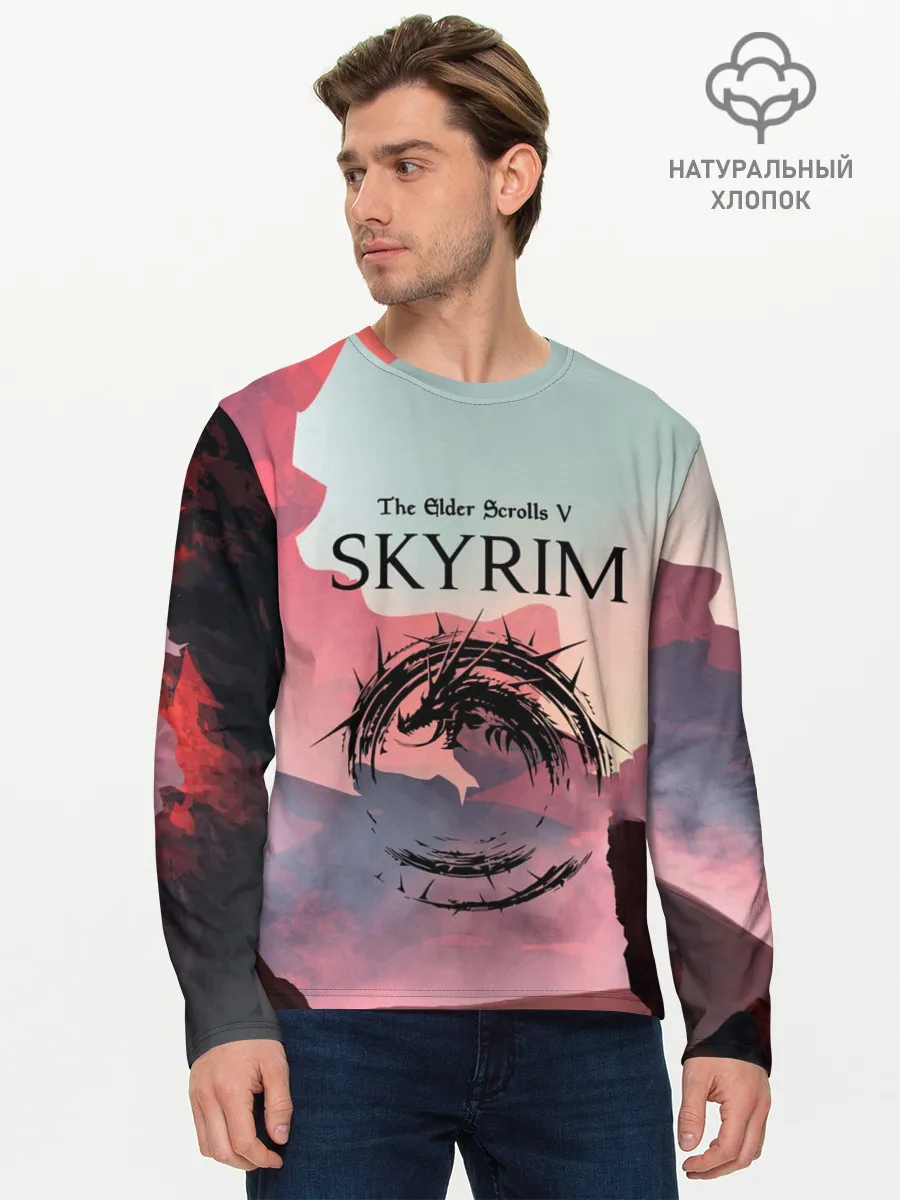 Мужской лонгслив базовый / The Elder Scrolls