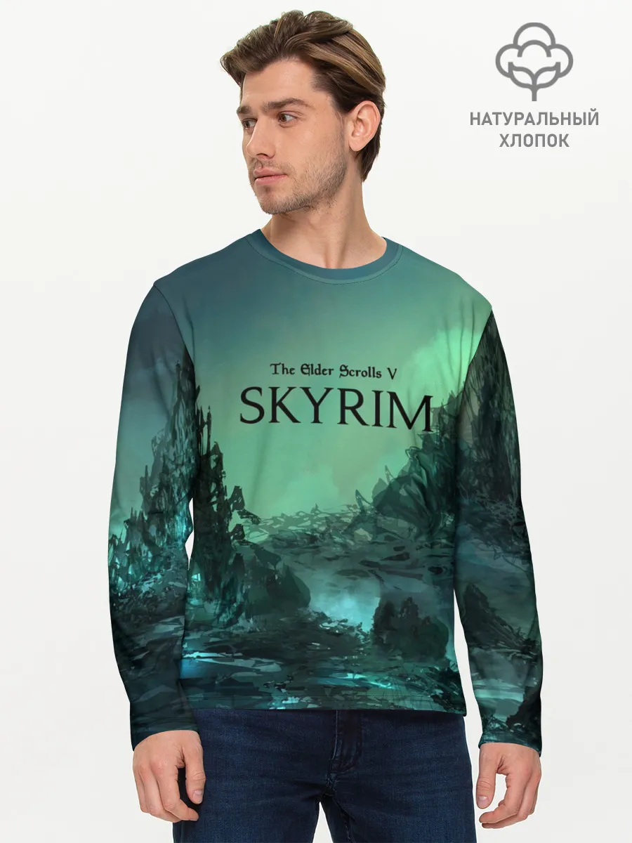 Мужской лонгслив базовый / SKYRIM