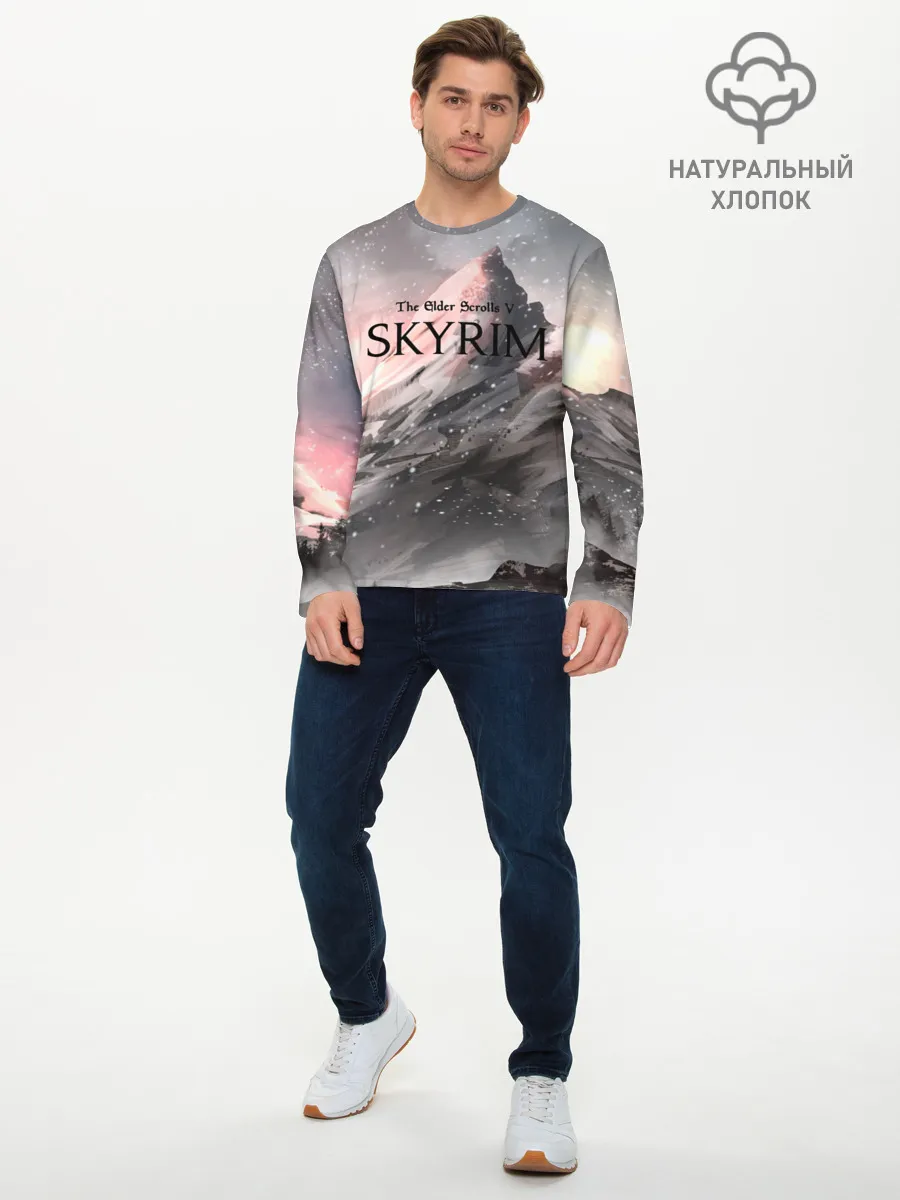 Мужской лонгслив базовый / The Elder Scrolls Skyrim