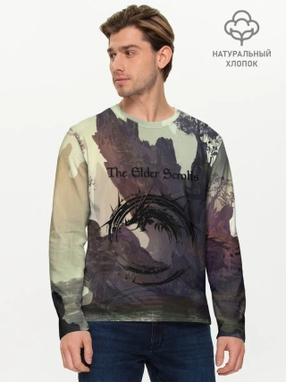 Мужской лонгслив базовый / The Elder Scrolls