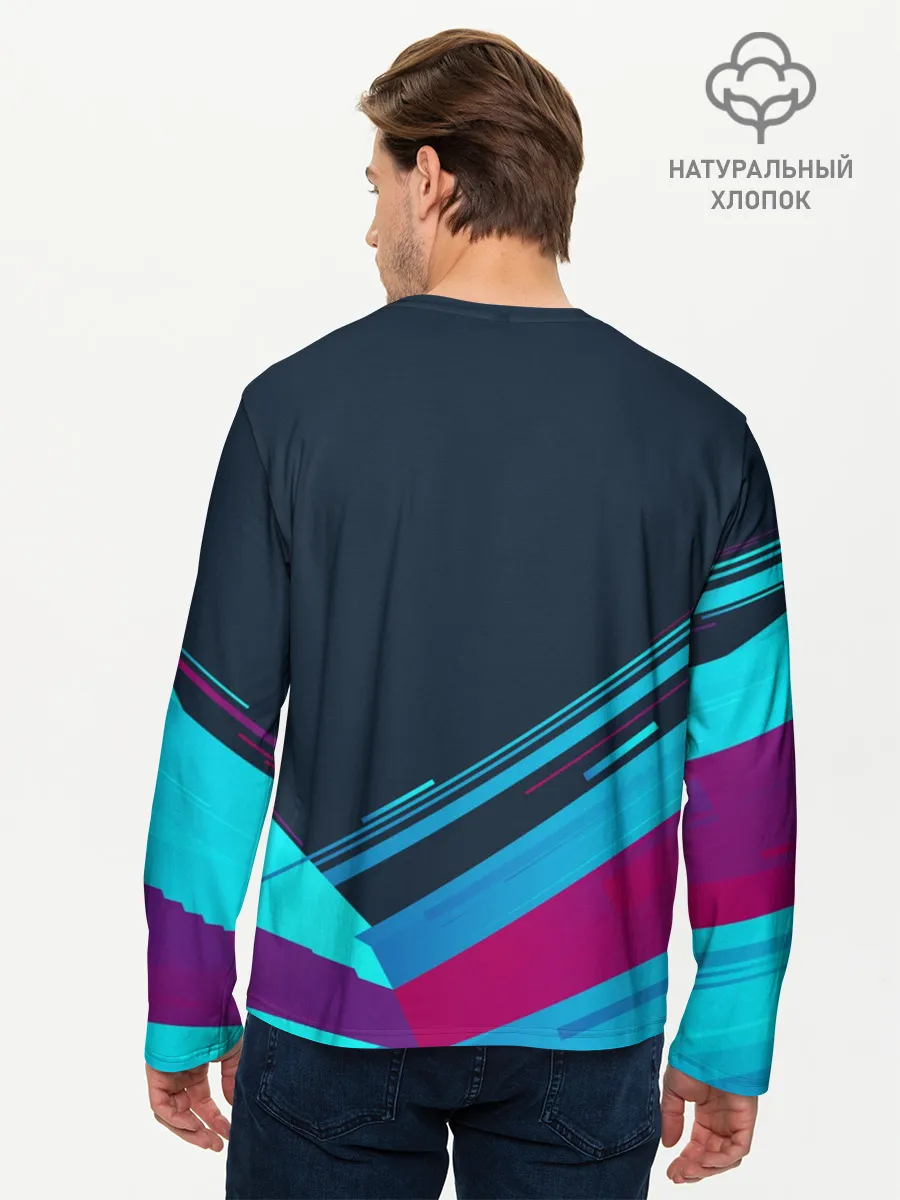 Мужской лонгслив базовый / CYBERPUNK 2077