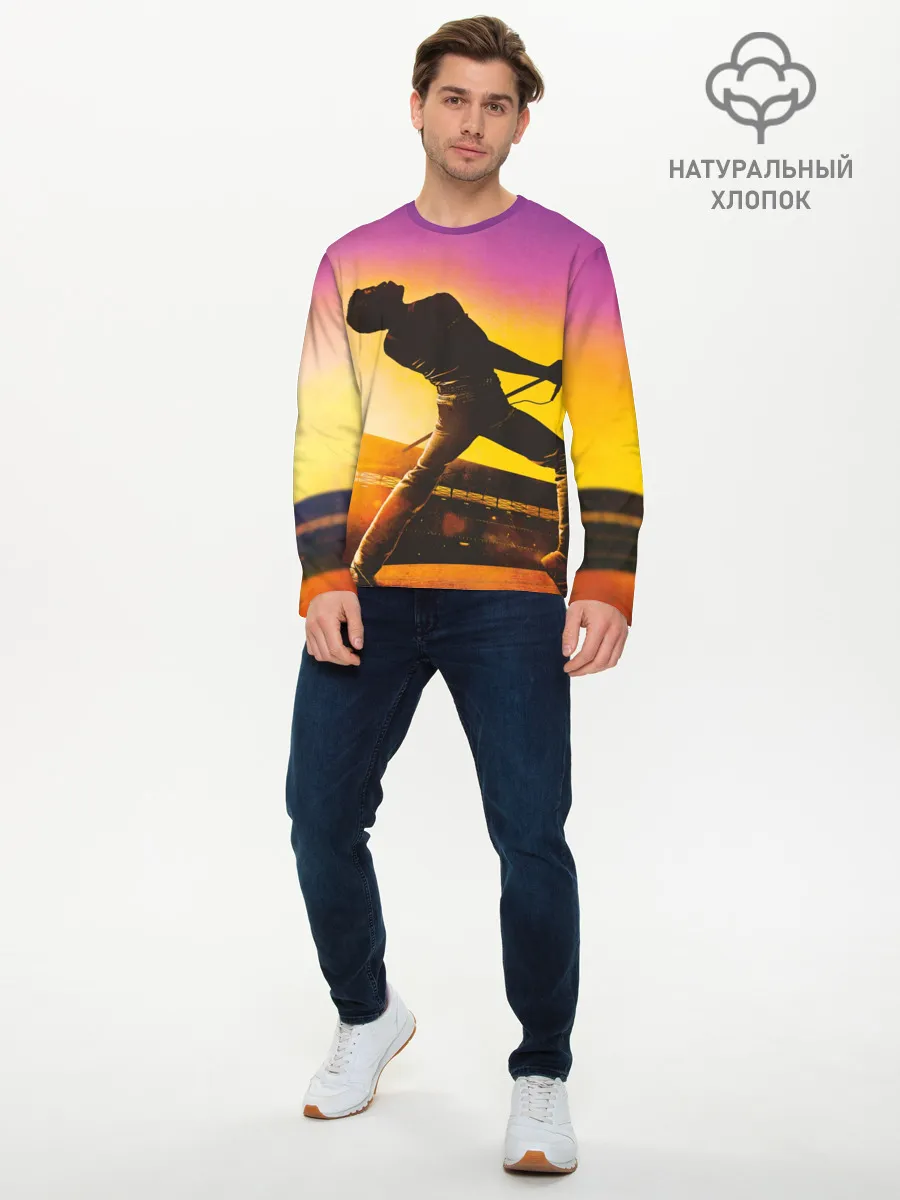 Мужской лонгслив базовый / Queen. Bohemian Rhapsody