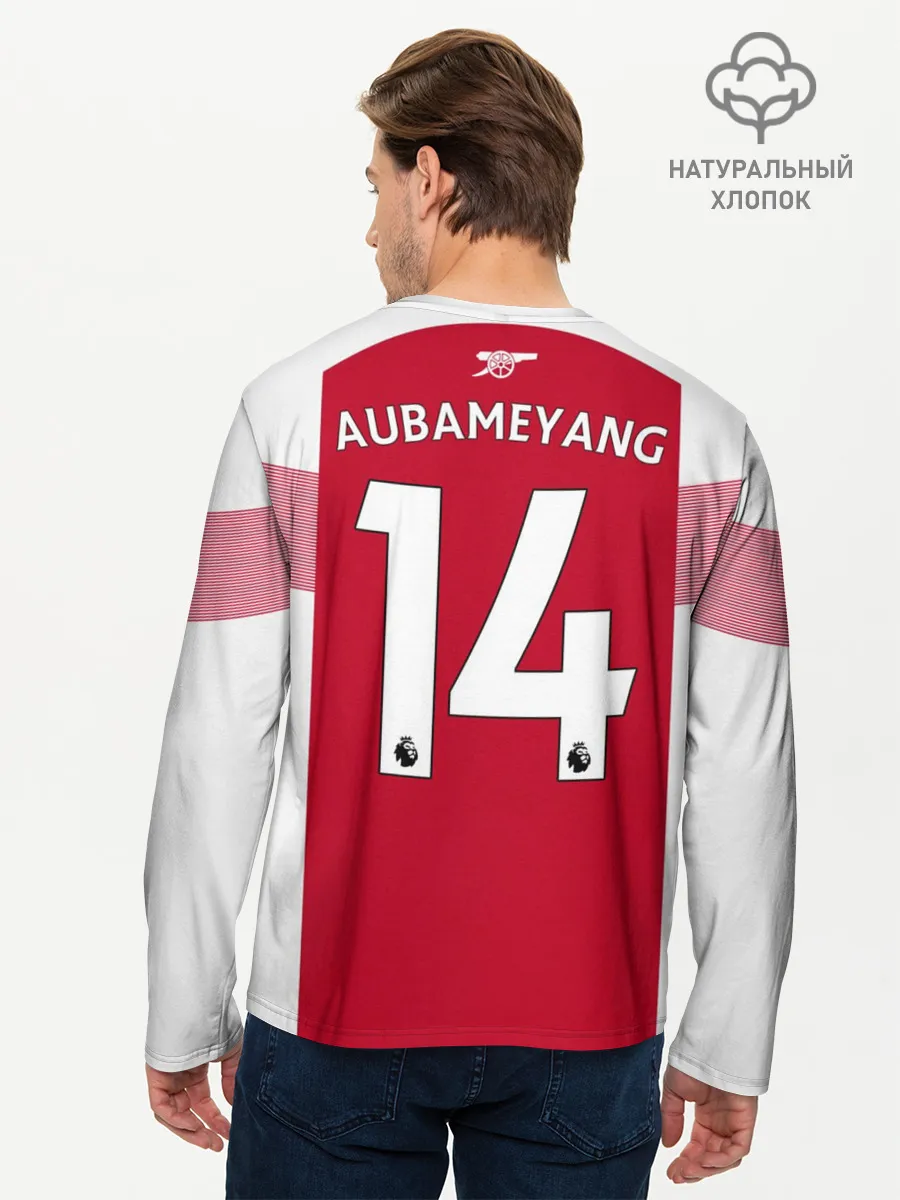 Мужской лонгслив базовый / Aubameyang home 18-19