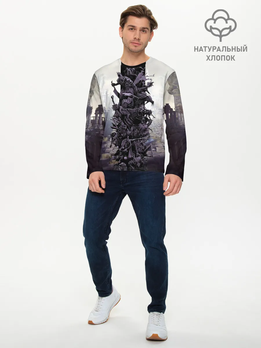 Мужской лонгслив базовый / Dark Souls Boss Collaboration
