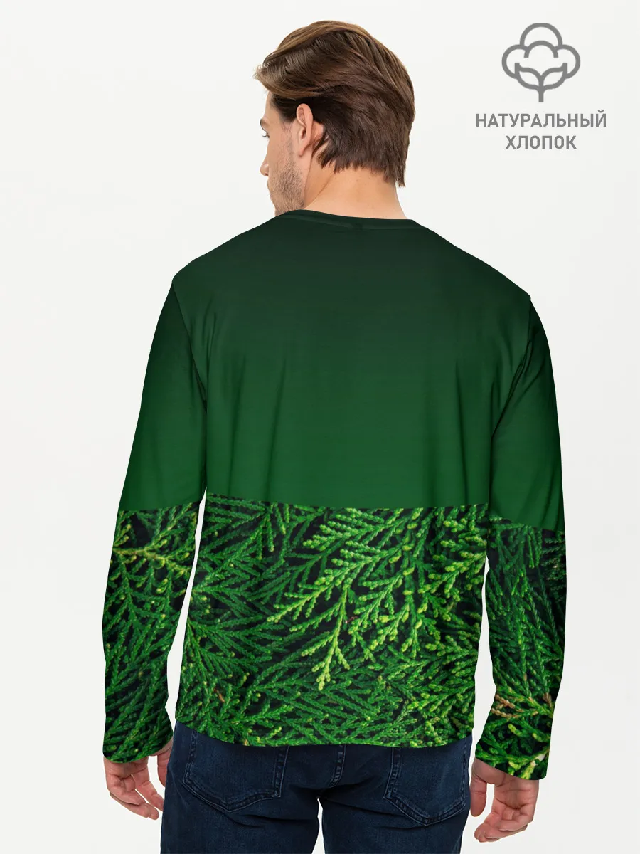 Мужской лонгслив базовый / Сибирь