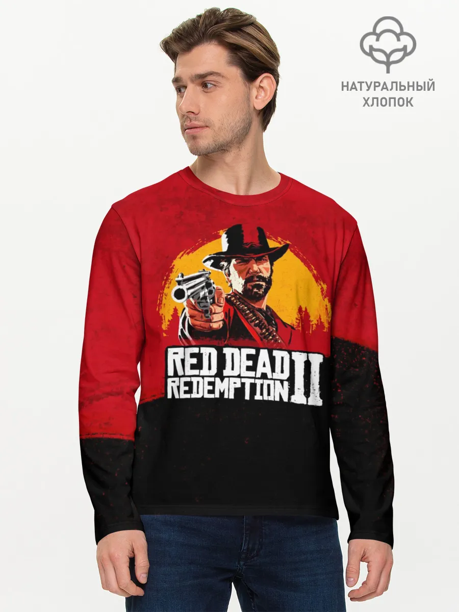Мужской лонгслив базовый / Red Dead Redemption 2