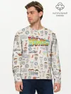 Мужской лонгслив базовый / Back to the future_5