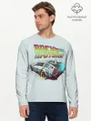 Мужской лонгслив базовый / Back to the future_4
