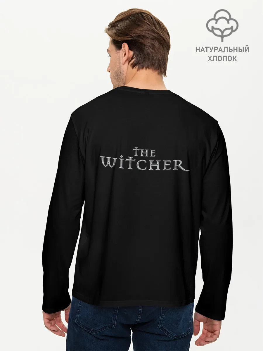 Мужской лонгслив базовый / The Witcher. Geralt of Rivia