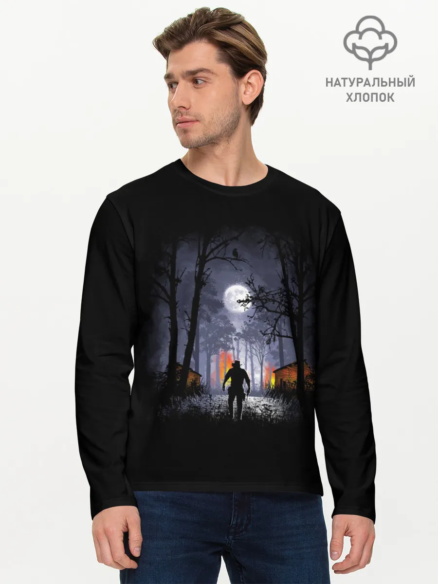 Мужской лонгслив базовый / Red Dead Redemption