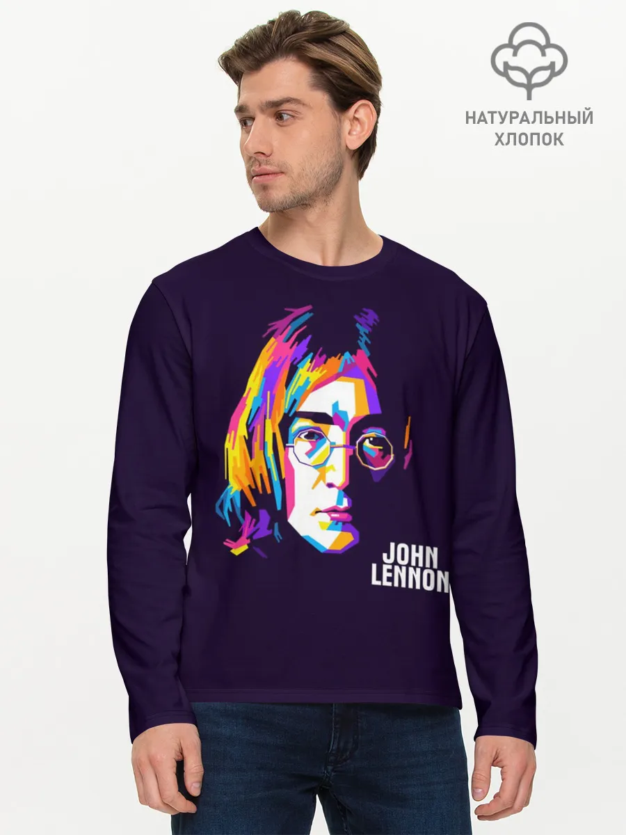 Мужской лонгслив базовый / Джон Леннон