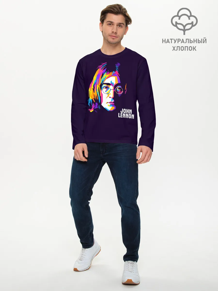 Мужской лонгслив базовый / Джон Леннон