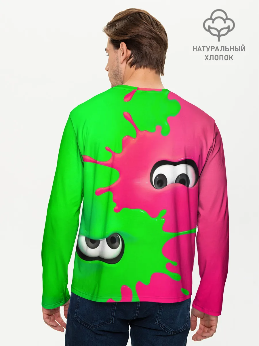 Мужской лонгслив базовый / Splatoon