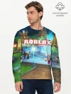 Мужской лонгслив базовый / ROBLOX