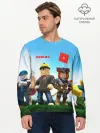 Мужской лонгслив базовый / ROBLOX