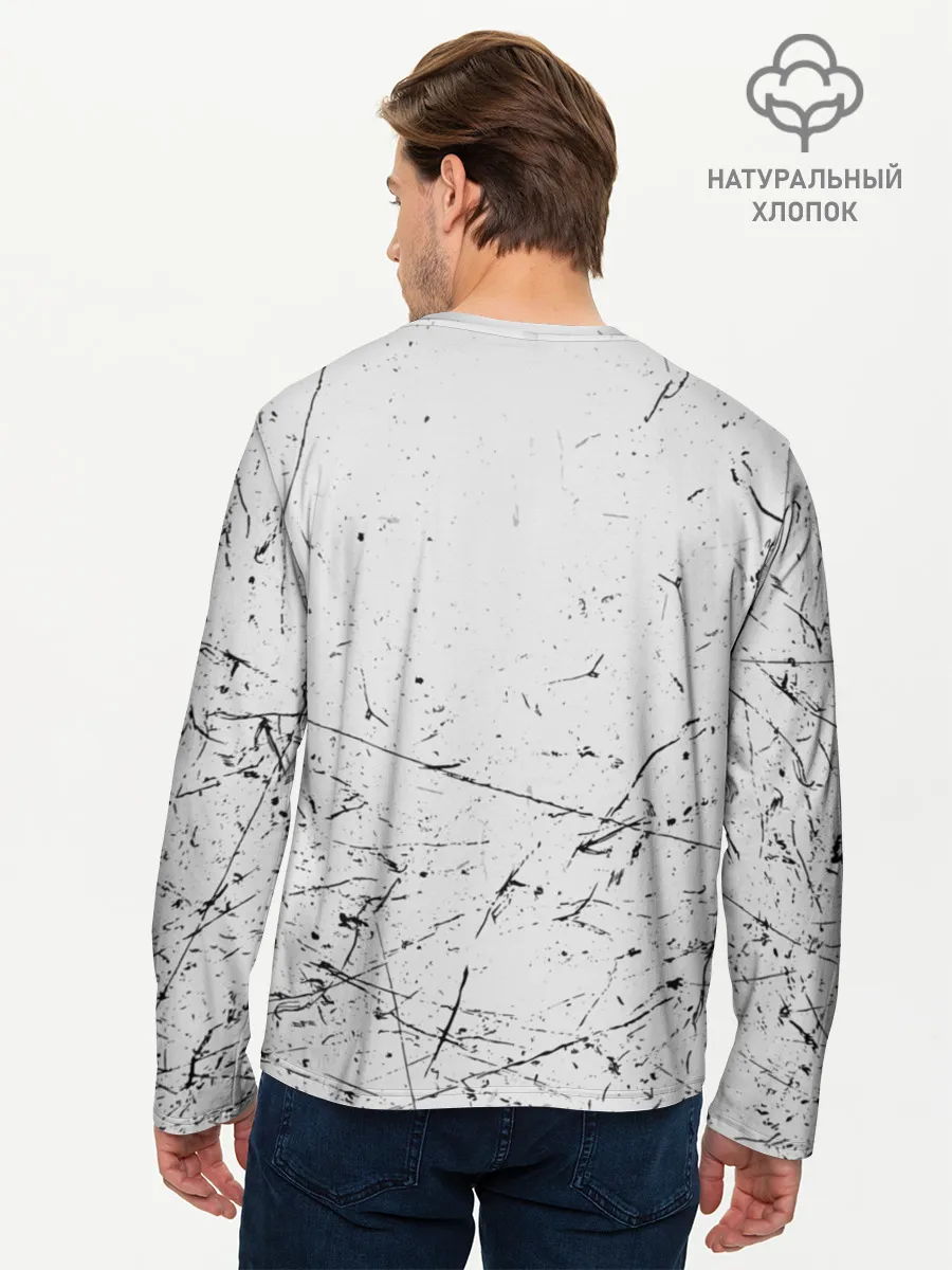 Мужской лонгслив базовый / ХАОС Серый