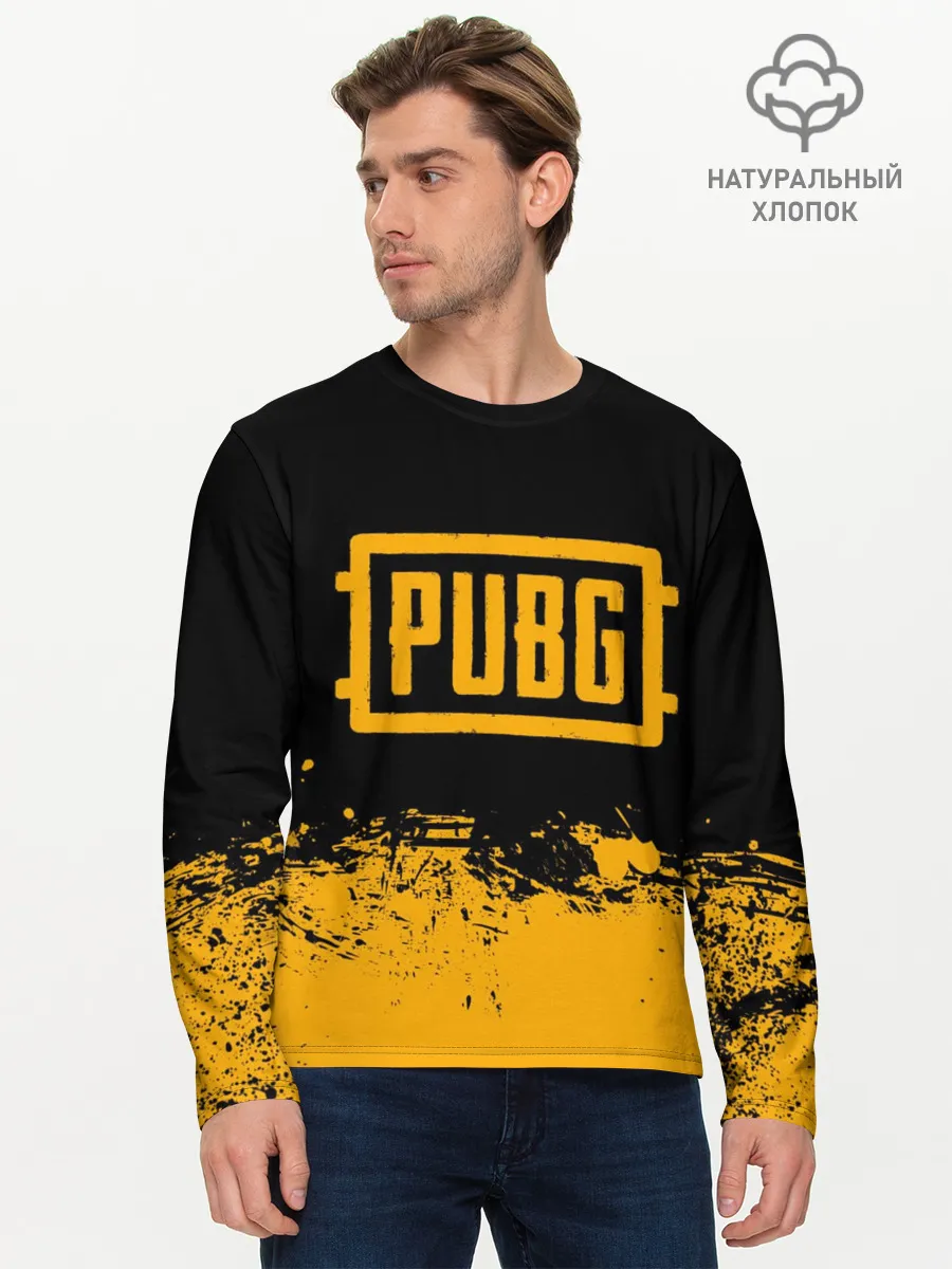 Мужской лонгслив базовый / PUBG