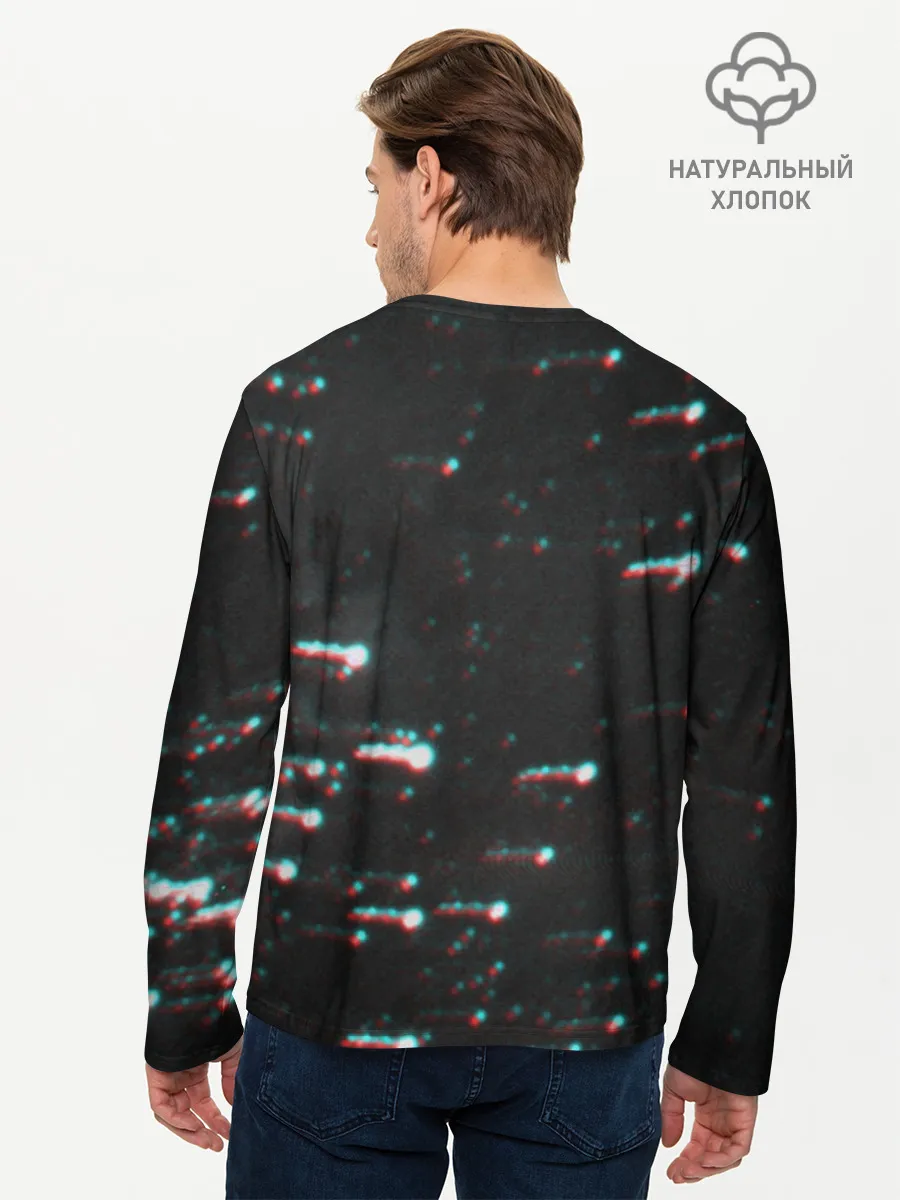 Мужской лонгслив базовый / XXXTentacion - BAD Glitch