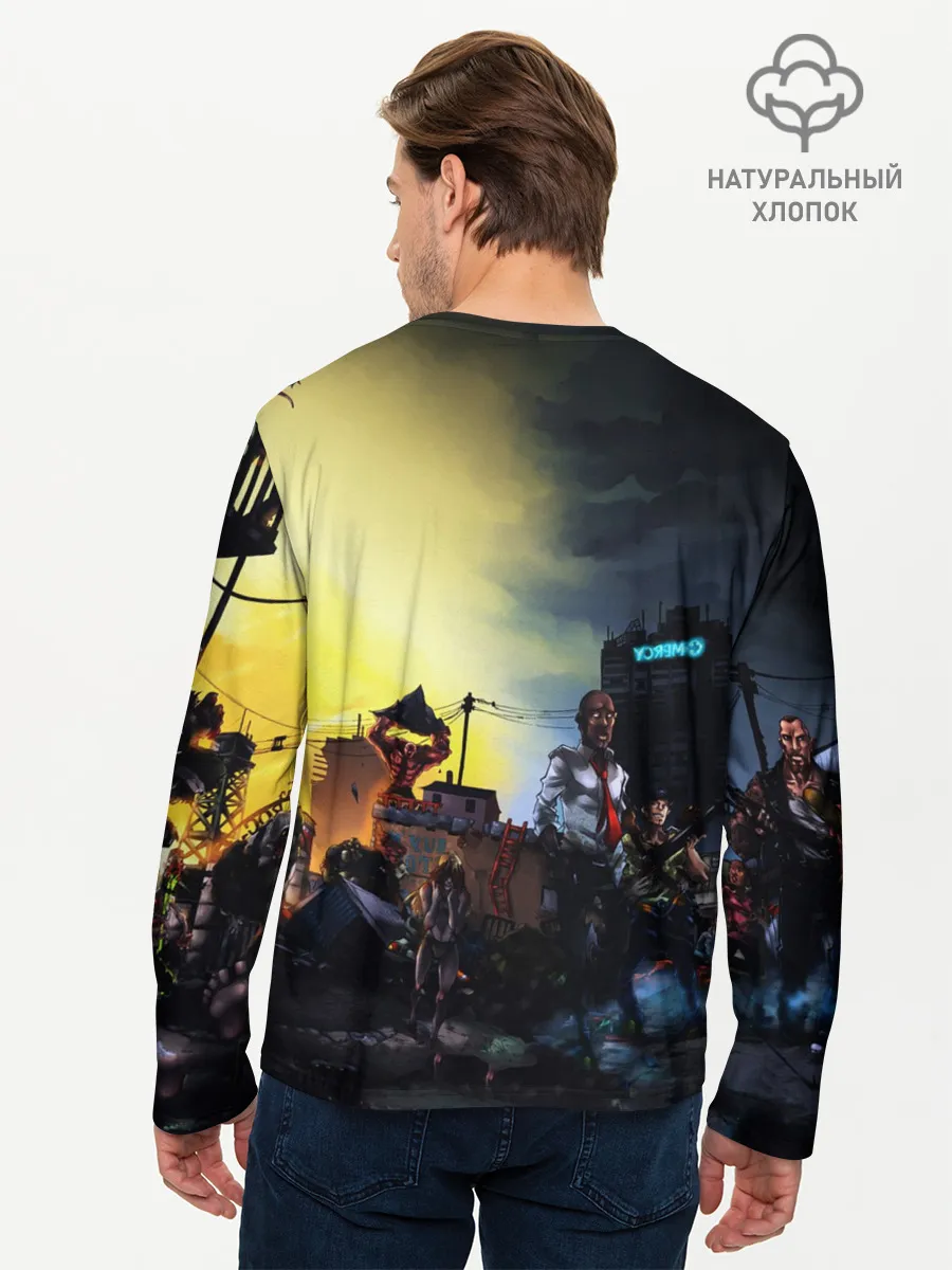 Мужской лонгслив базовый / LEFT 4 DEAD