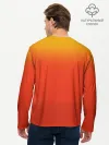 Мужской лонгслив базовый / Пика - пика оранжевый