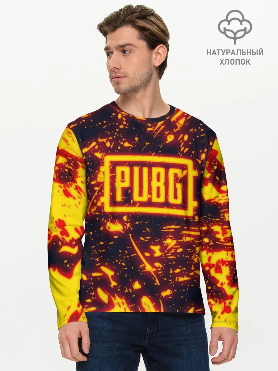 Мужской лонгслив базовый / PUBG