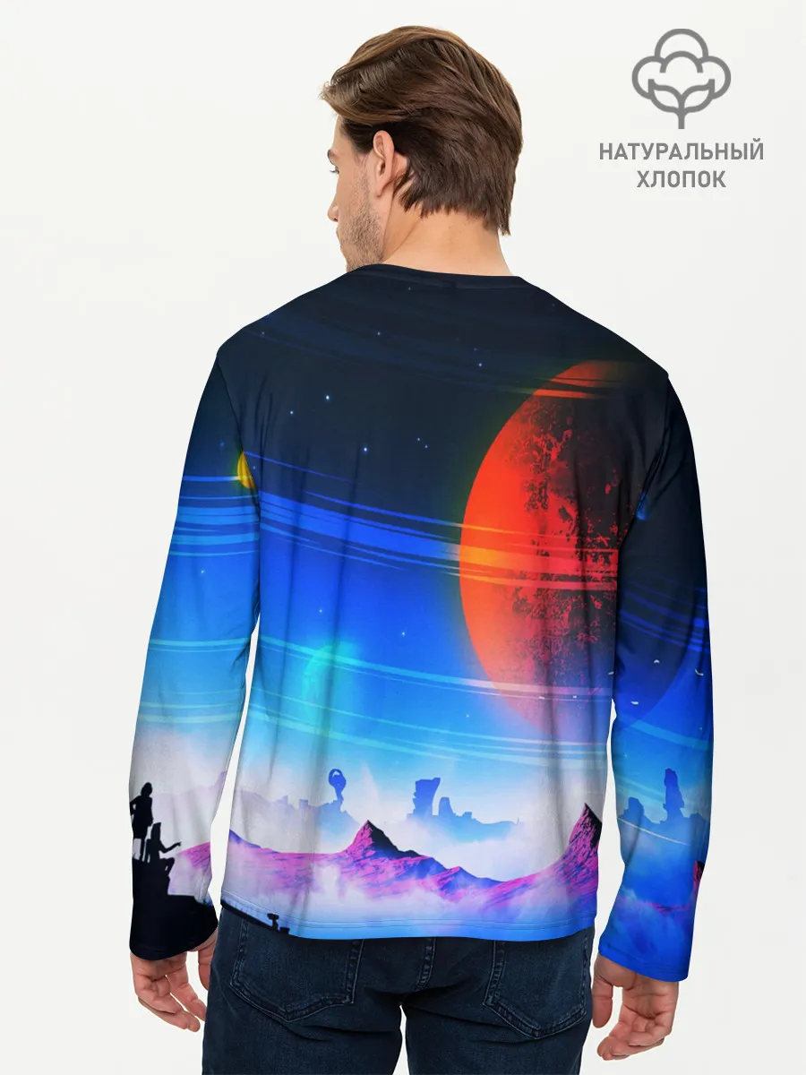 Мужской лонгслив базовый / NO MANS SKY